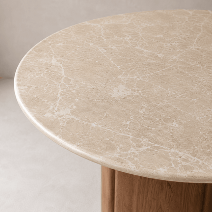 Arabia Marble Dining Table Beige - Urban Lifestyle General Trading LLC