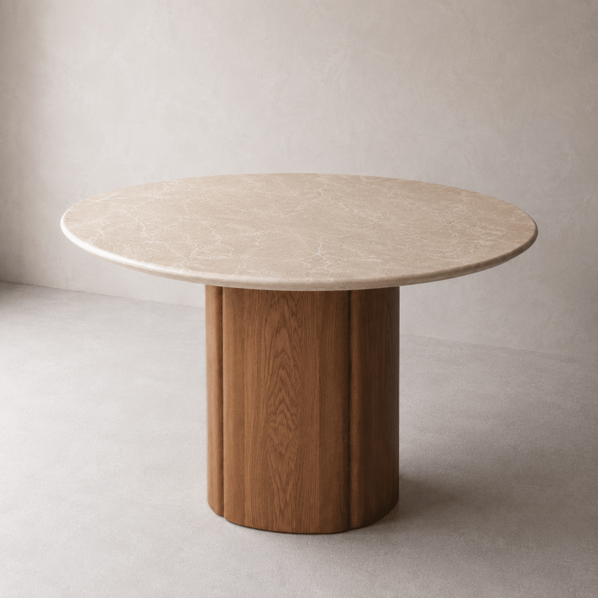 Arabia Marble Dining Table Beige - Urban Lifestyle General Trading LLC