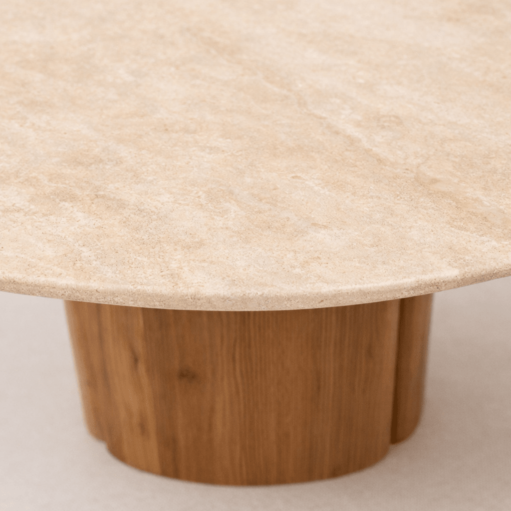 Arabia Marble Dining Table Beige - Urban Lifestyle