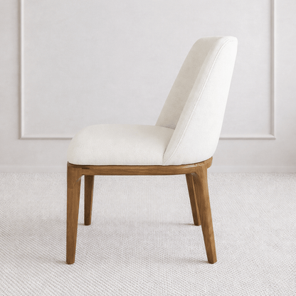 Arabia Wood Dining Chair White - Urban Lifestyle