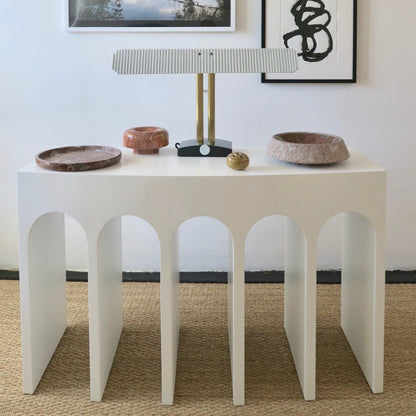 Arch White Console Table - Urban Lifestyle Furniture Trading LLC