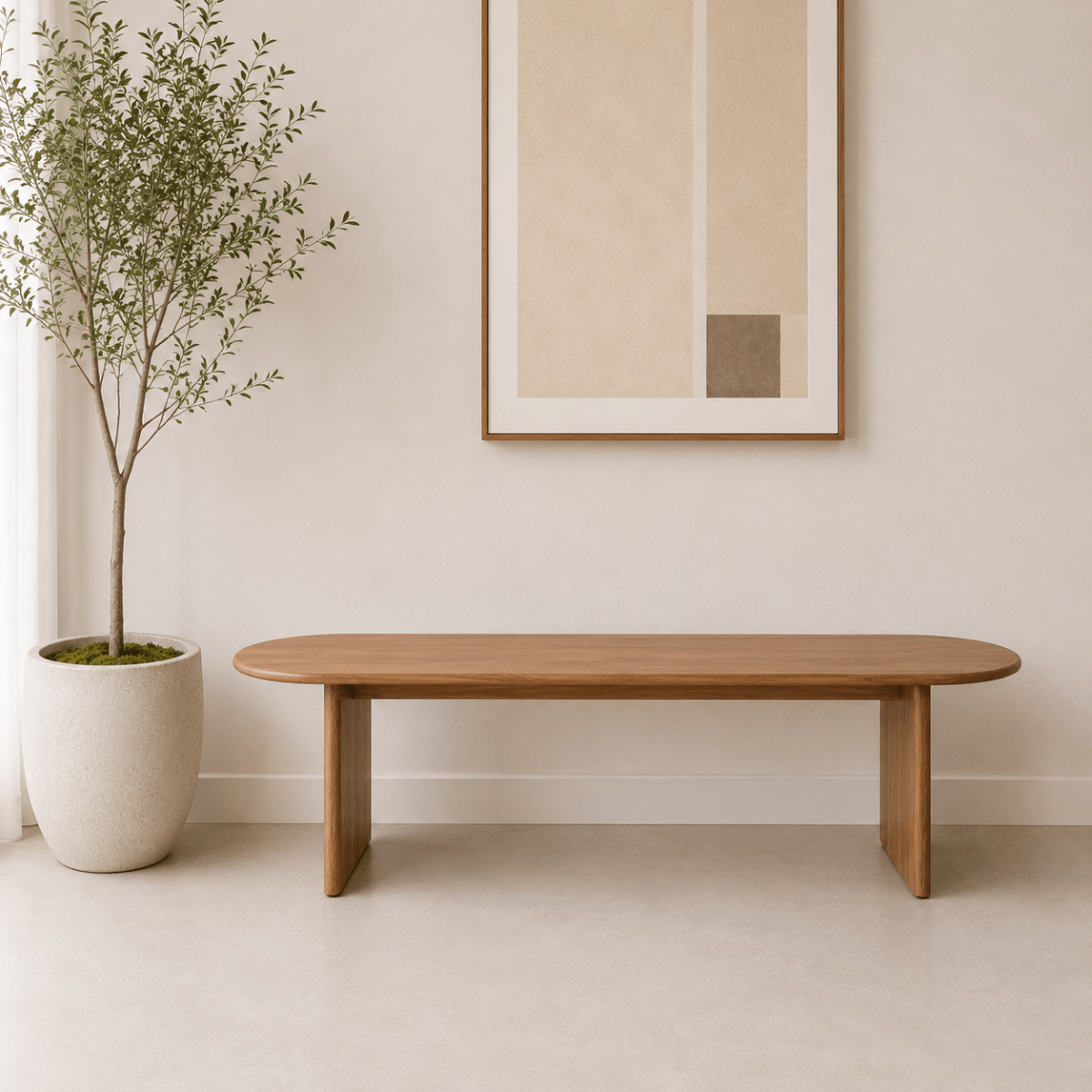 Arden Wooden Bench Brown - Urban Lifestyle General Trading LLC