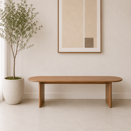 Arden Wooden Bench Brown - Urban Lifestyle General Trading LLC