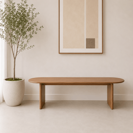 Arden Wooden Bench Brown - Urban Lifestyle General Trading LLC