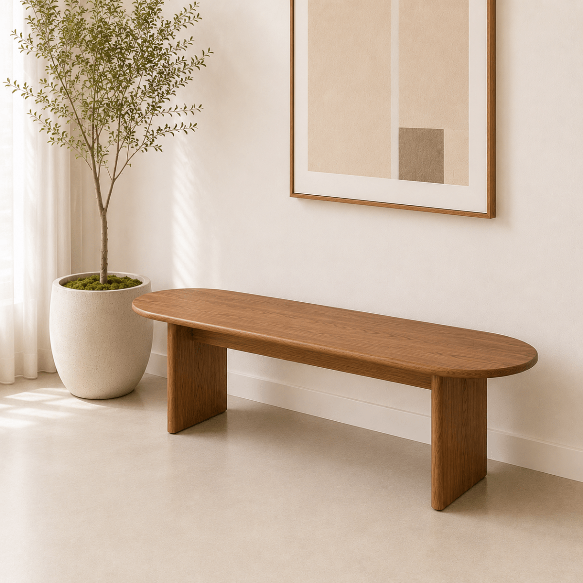 Arden Wooden Bench Brown - Urban Lifestyle General Trading LLC
