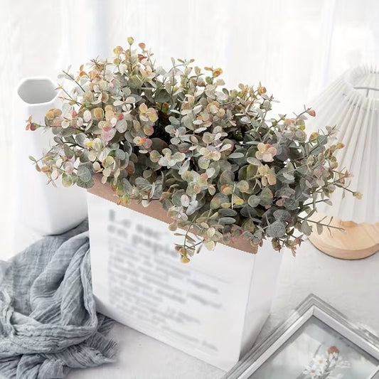 Artificial Autumn Eucalyptus Stems – 48pcs - Urban Lifestyle General Trading LLC