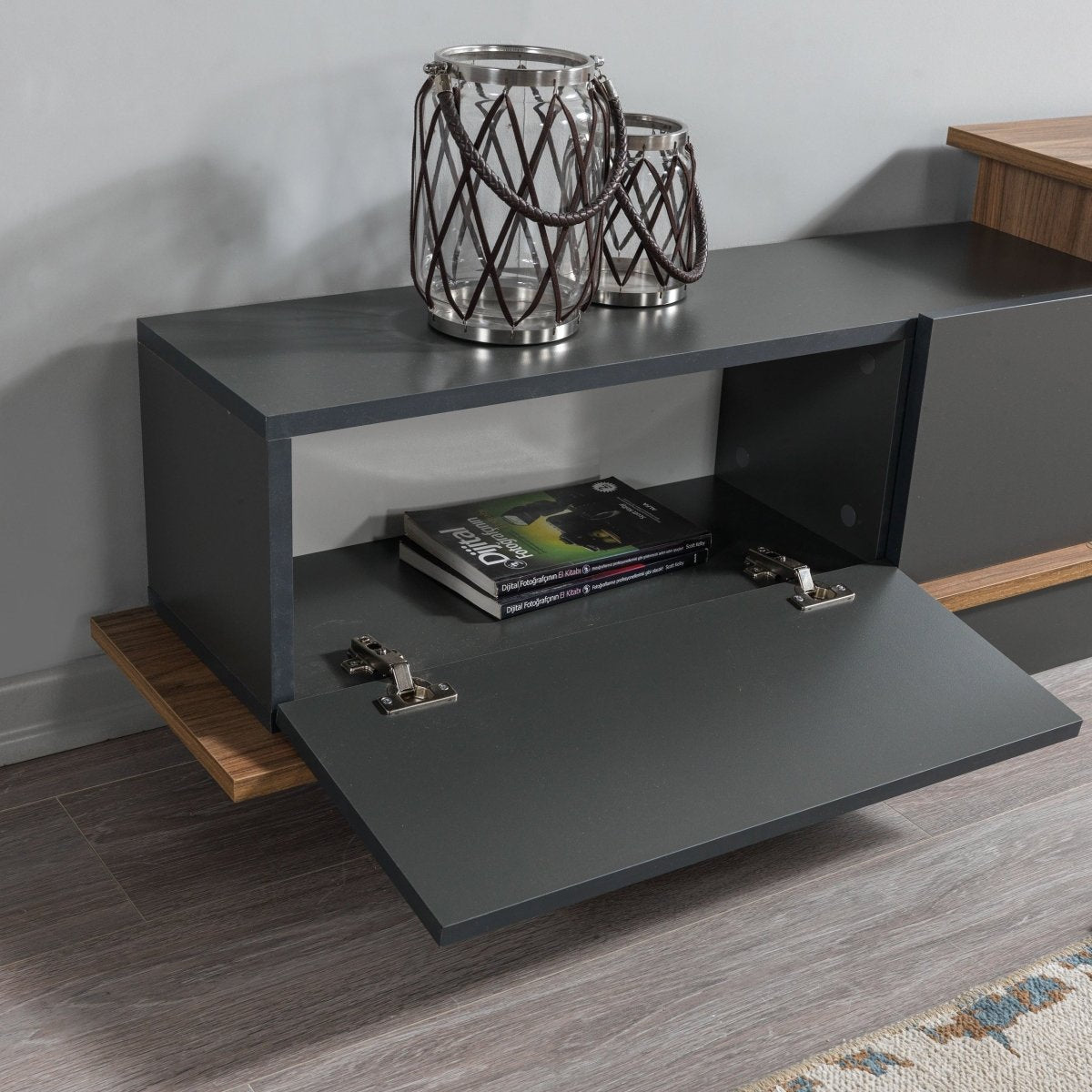 Ashford TV Unit with Wall Shelves - Urban Lifestyle General Trading LLC