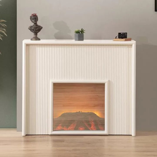 Baker Fireplace Display Console Cream - Urban Lifestyle Furniture
