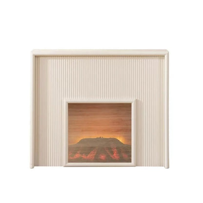 Baker Fireplace Display Console Cream - Urban Lifestyle Furniture