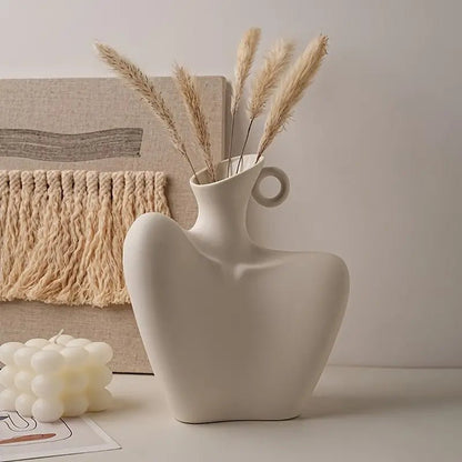 Body Collarbone Ceramic Vase - Urban Lifestyle Furniture Trading LLC