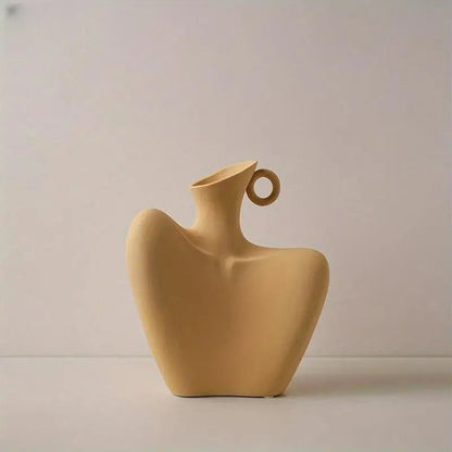 Body Collarbone Ceramic Vase - Urban Lifestyle Furniture Trading LLC
