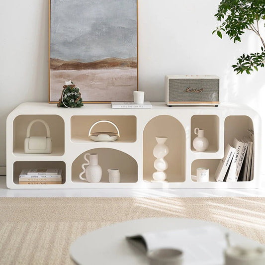 Cave Tv Unit White 160cm - Urban Lifestyle Furniture Trading LLC