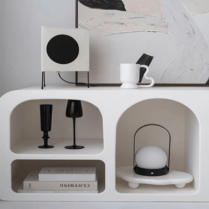 Cave Tv Unit White 200cm - Urban Lifestyle Furniture Trading LLC