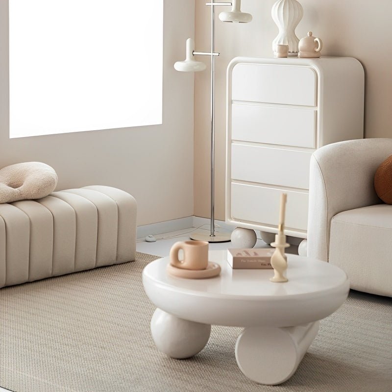 Cave White Coffee Table - Urban Lifestyle Furniture Trading LLC