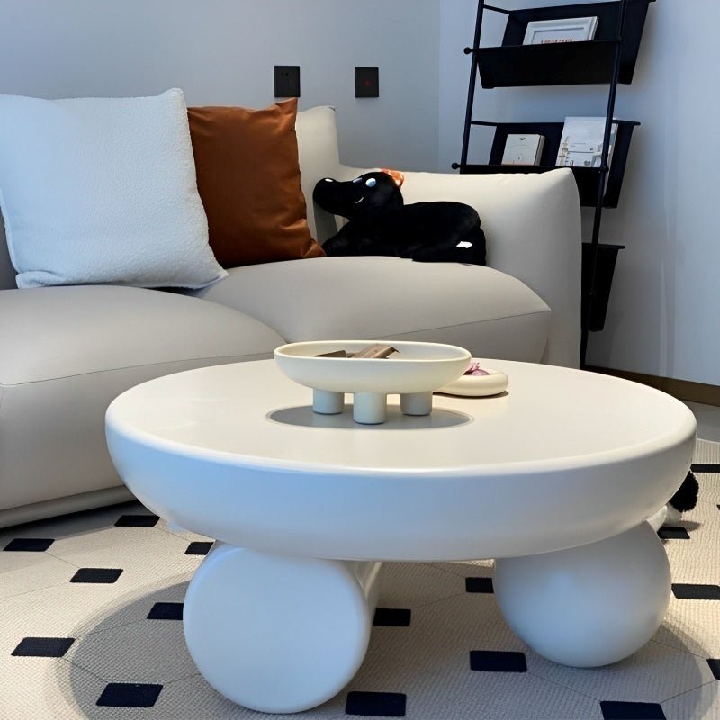 Cave White Coffee Table - Urban Lifestyle Furniture Trading LLC