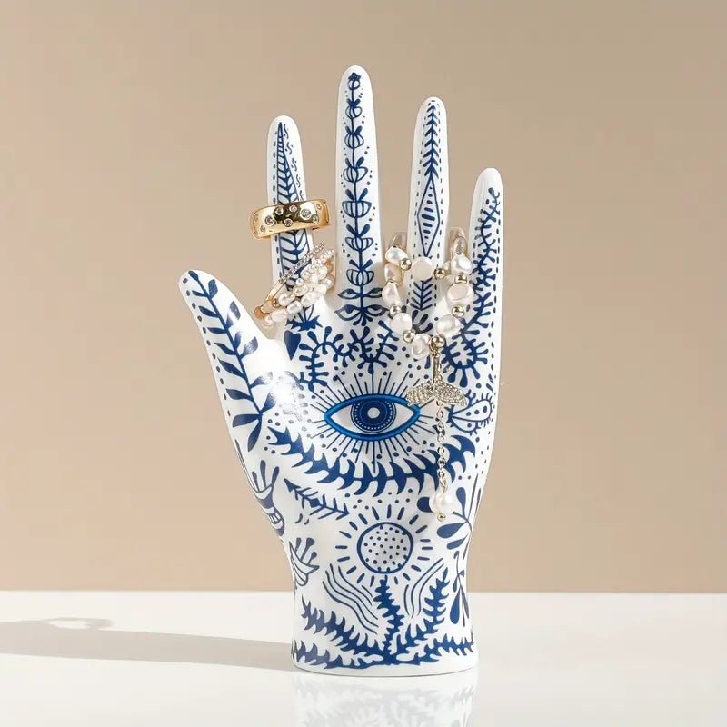Ceramic Ring Holder Hand Jewelry Display - Urban Lifestyle Furniture Trading LLC