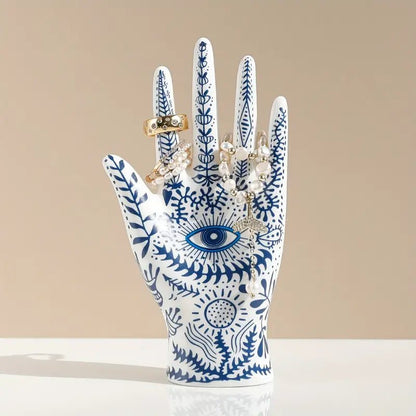Ceramic Ring Holder Hand Jewelry Display - Urban Lifestyle Furniture Trading LLC
