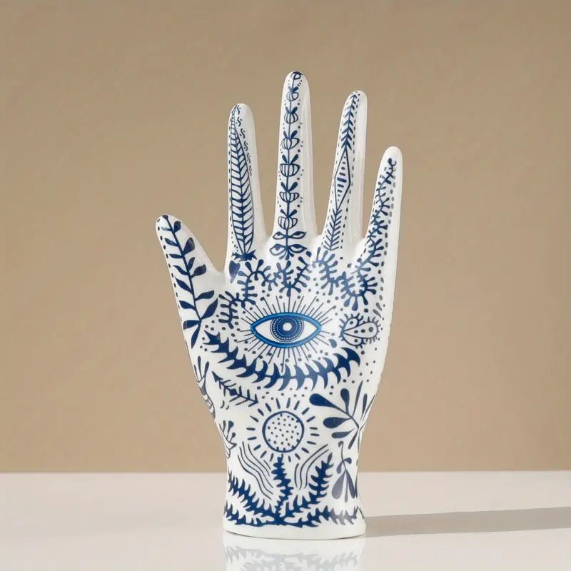 Ceramic Ring Holder Hand Jewelry Display - Urban Lifestyle Furniture Trading LLC