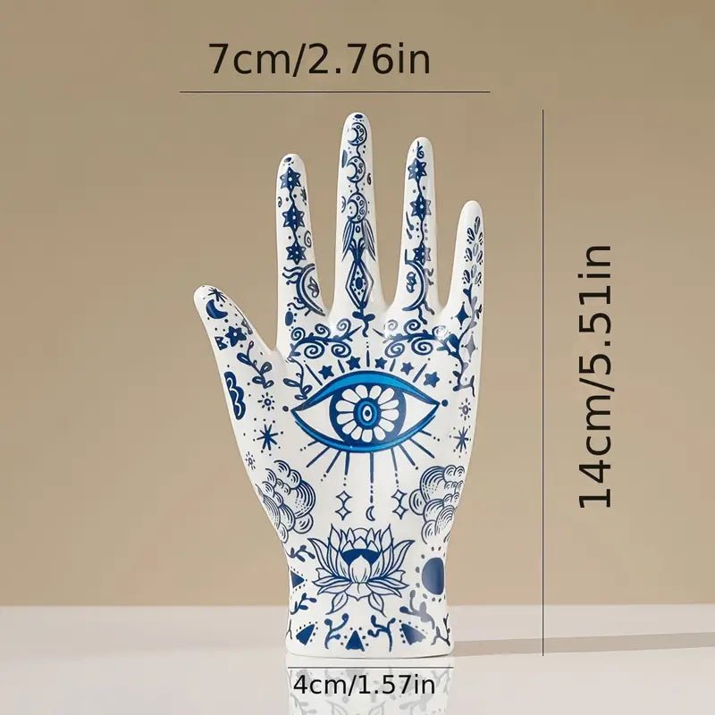 Ceramic Ring Holder Hand Jewelry Display - Urban Lifestyle Furniture Trading LLC