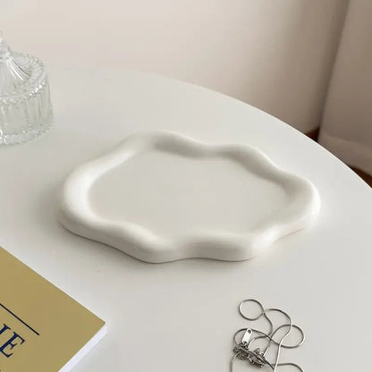 Cloud Ceramic Decorative Storage Tray - Urban Lifestyle Furniture Trading LLC