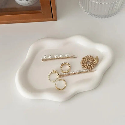 Cloud Ceramic Decorative Storage Tray - Urban Lifestyle Furniture Trading LLC