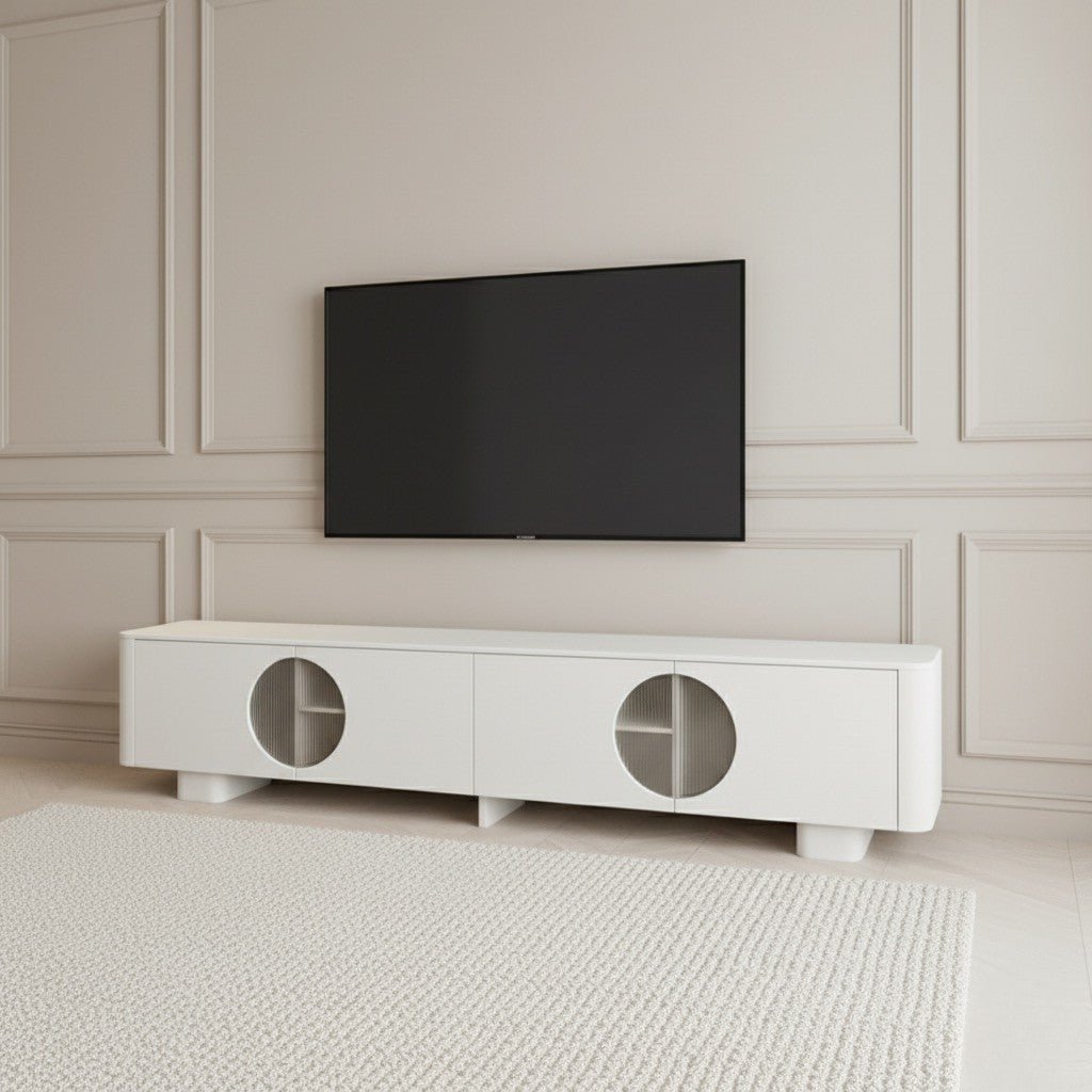 Como Tv Unit White 200cm - Summer Offer - Urban Lifestyle Furniture