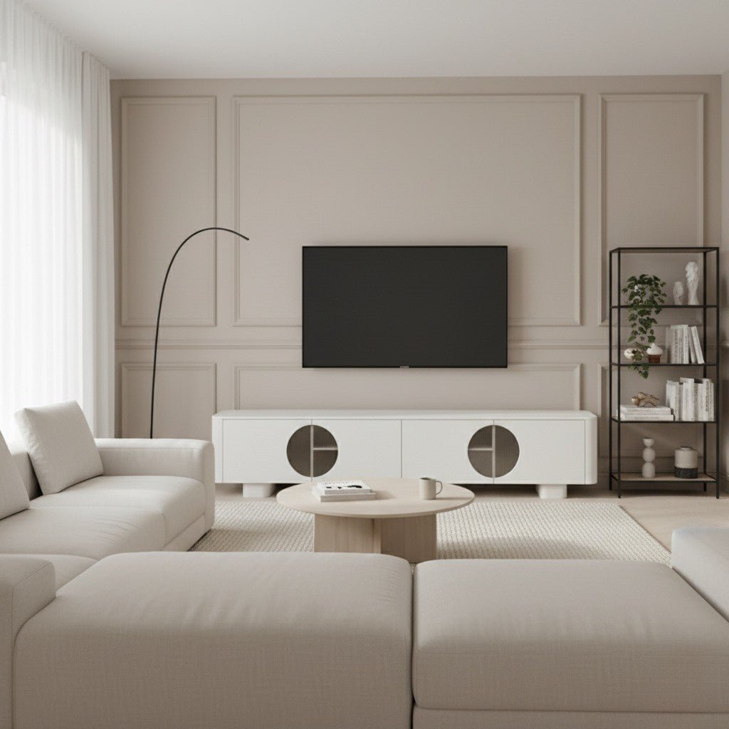 Como Tv Unit White 200cm - Summer Offer - Urban Lifestyle Furniture