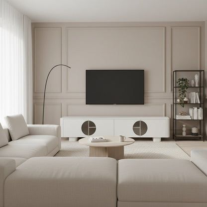 Como Tv Unit White 200cm - Summer Offer - Urban Lifestyle Furniture