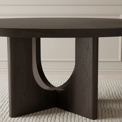 Corta Round Dining Table Black - Urban Lifestyle Furniture