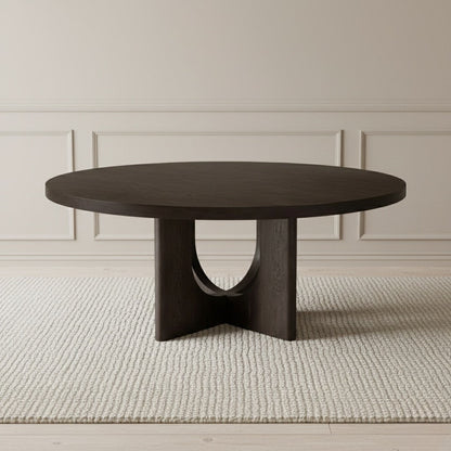 Corta Round Dining Table Black - Urban Lifestyle Furniture