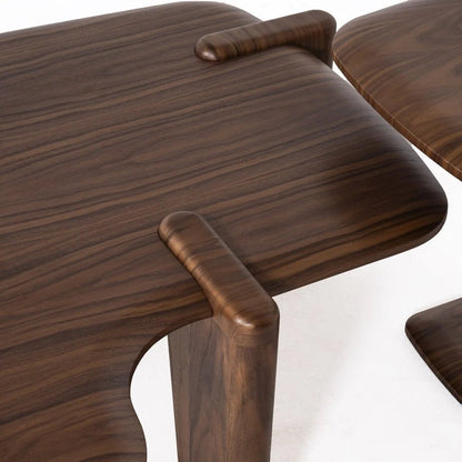 Craft Coffee Table Set Walnut - Urban Lifestyle General Trading LLC