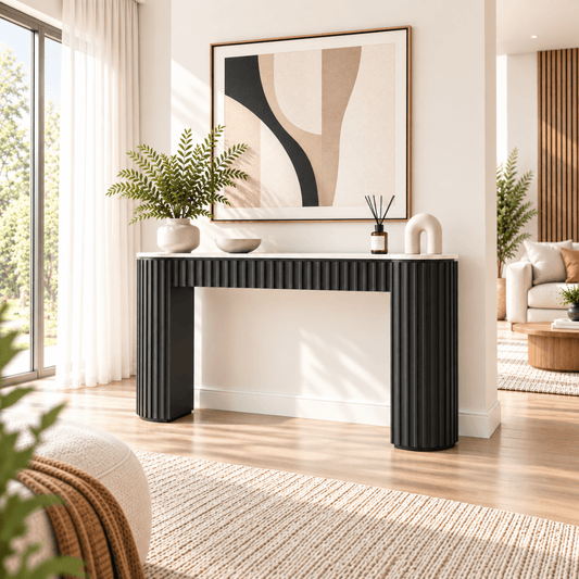 Dasha Console Table Black - Urban Lifestyle General Trading LLC