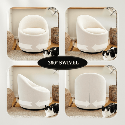 Fate Swivel Accent Chair - Urban Lifestyle Furniture