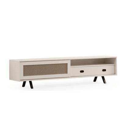 Finn Tv Unit Cream 200cm - Urban Lifestyle Furniture