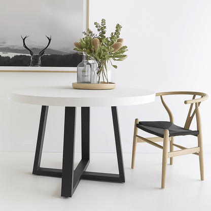 Grace Indoor/Outdoor Round Dining Table - Urban Lifestyle Furniture