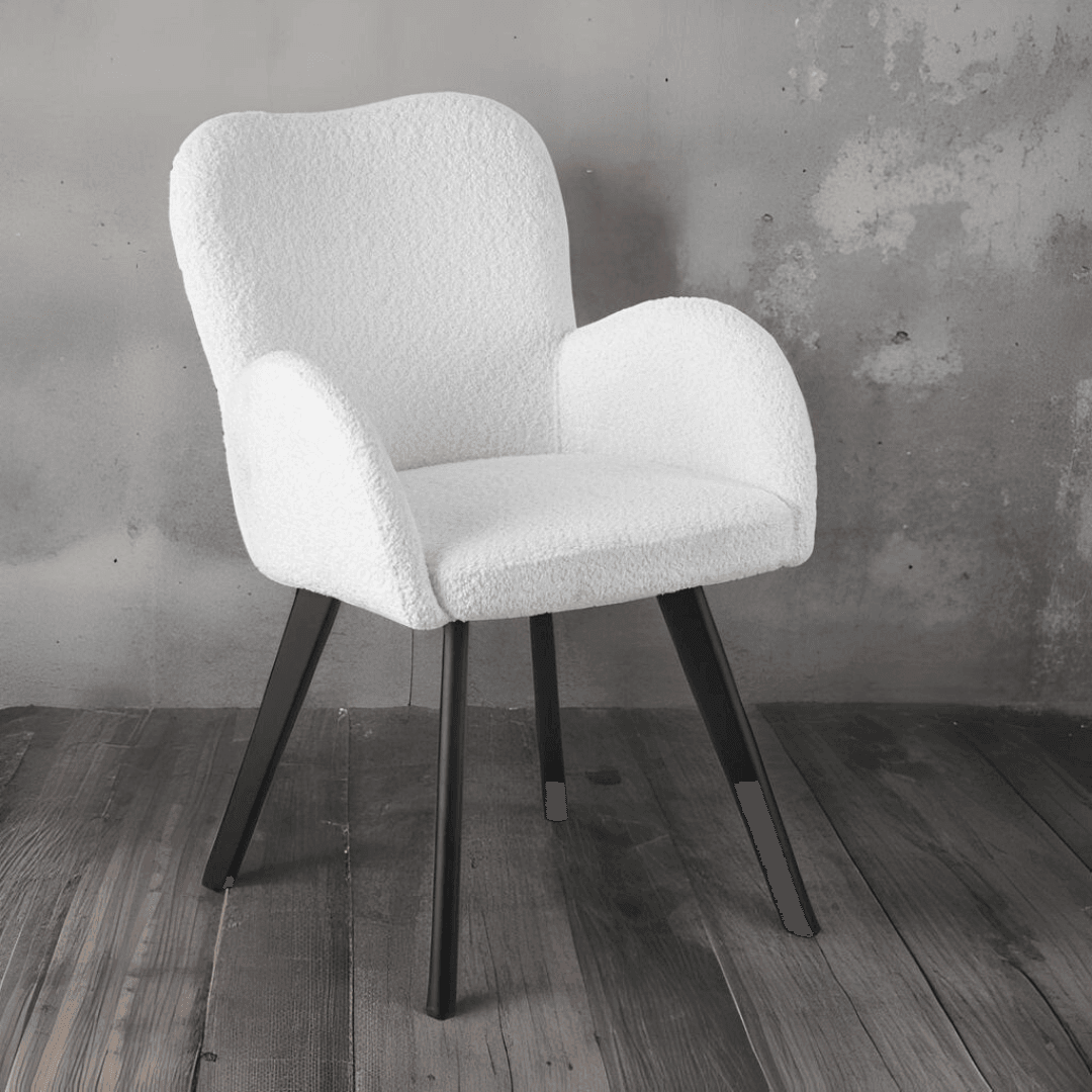 Harper Bouclé Dining Chair - Urban Lifestyle Furniture
