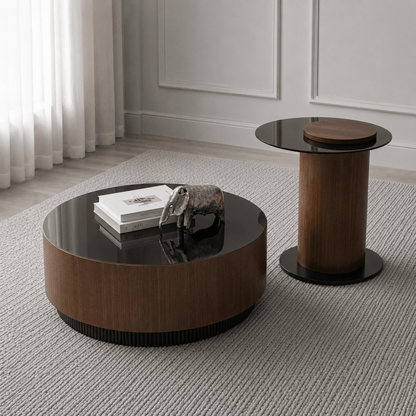 Horizon Coffee Table Set Walnut - Urban Lifestyle General Trading LLC