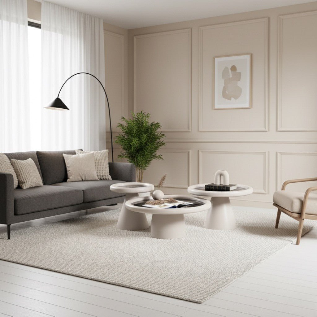 Intense Sand Black Coffee Table Set - Urban Lifestyle Furniture