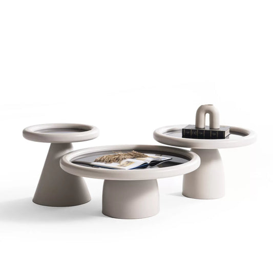 Intense Sand Black Coffee Table Set - Urban Lifestyle Furniture