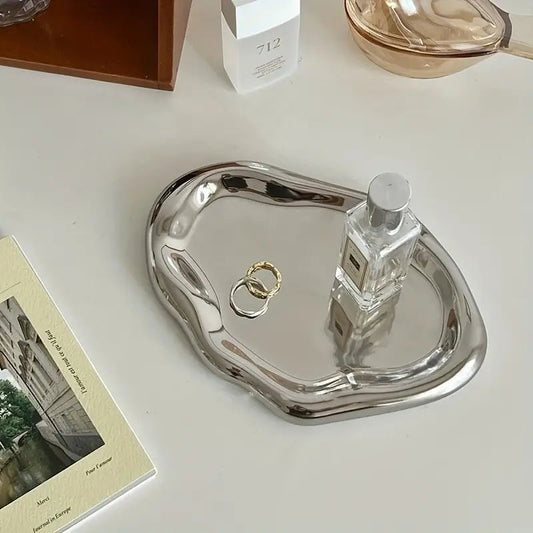 Jewelry Dish Trinket Tray Unique Cloud Shape Cute Jewelry Storage Plate - Urban Lifestyle Furniture Trading LLC