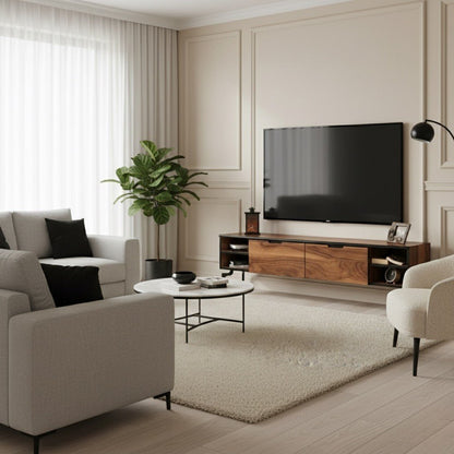 Joberg Wooden Tv Unit 180cm - Urban Lifestyle Furniture
