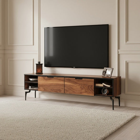 Joberg Wooden Tv Unit 180cm - Urban Lifestyle Furniture