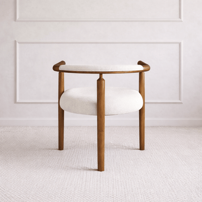 Kairo Wood Armchair White - Urban Lifestyle