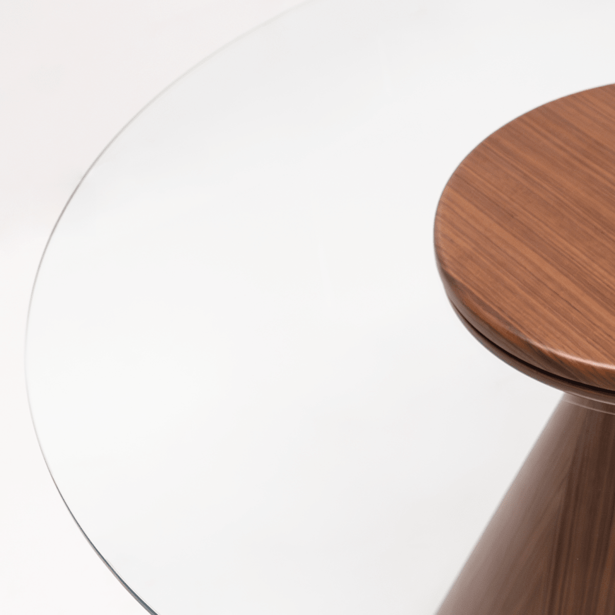 Kinder Round Glass Dining Table Brown - Urban Lifestyle General Trading LLC