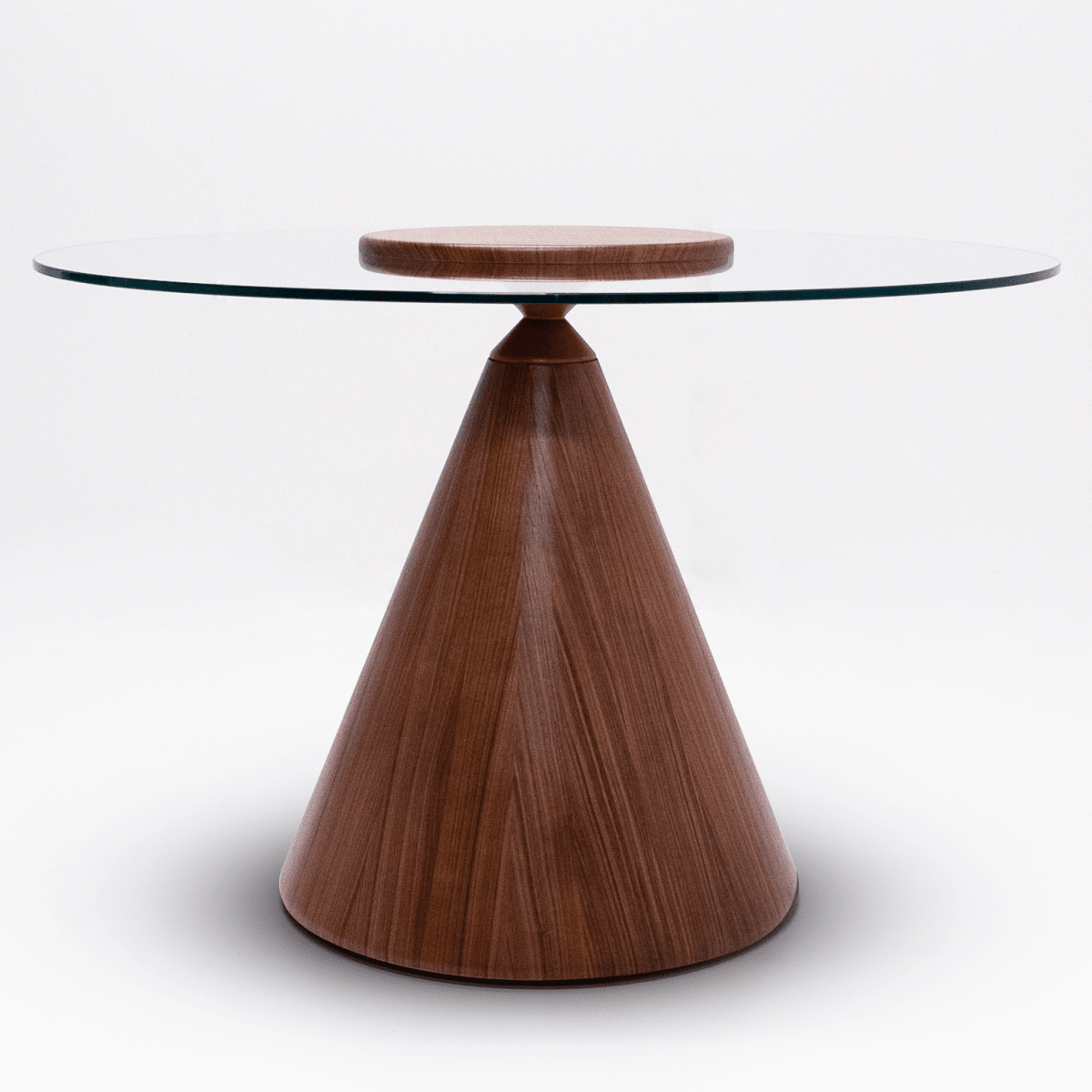 Kinder Round Glass Dining Table Brown - Urban Lifestyle General Trading LLC