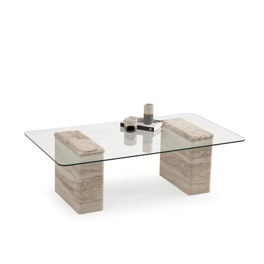 Latte Coffee Table Travertine - Urban Lifestyle Furniture