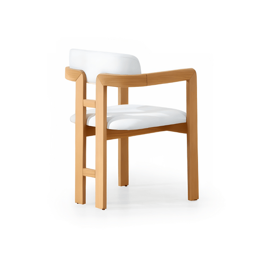 Mara Dining Chair Natural White - Urban Lifestyle Furniture Trading LLC