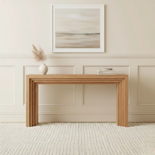 Meridian Console Table Oak - Urban Lifestyle Furniture