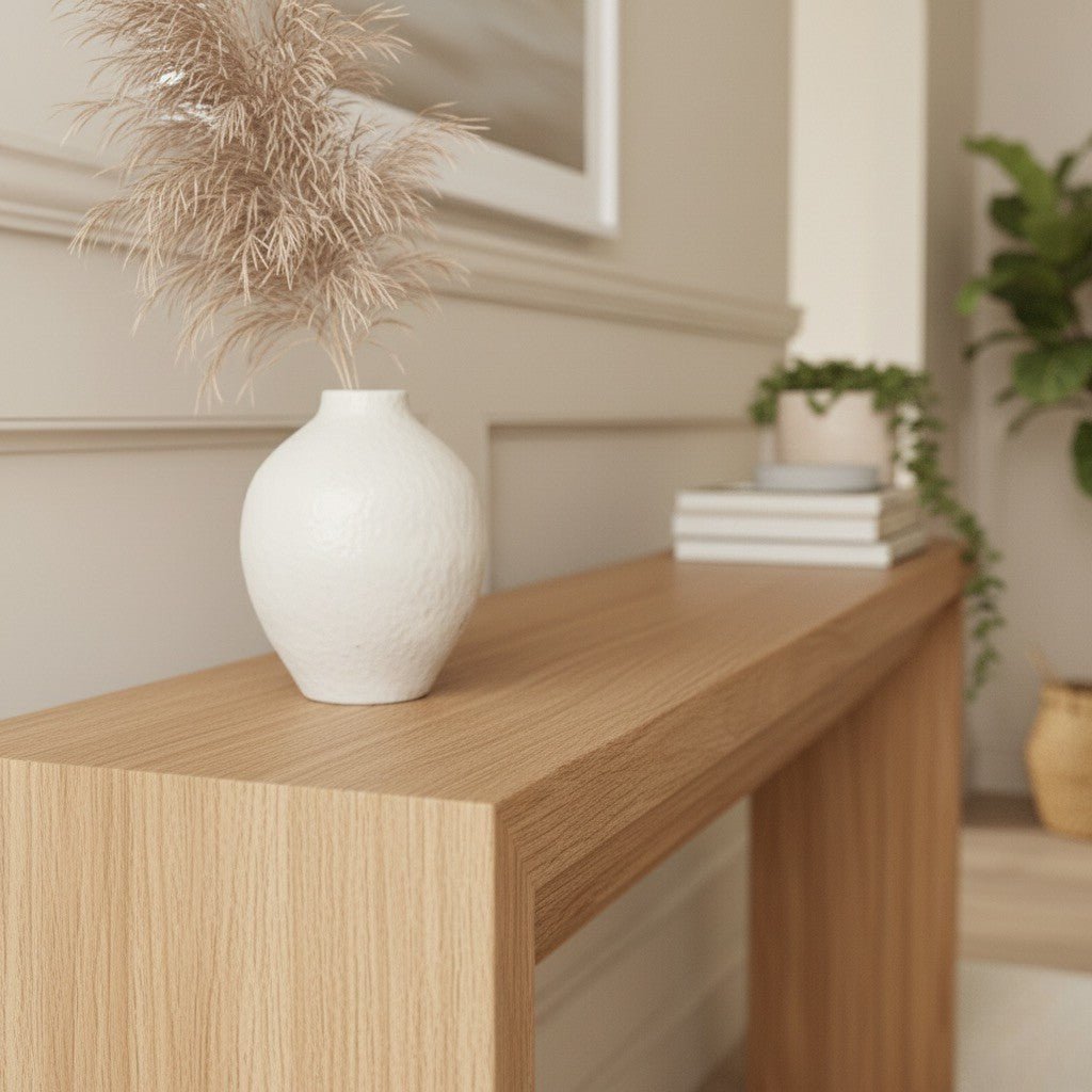Meridian Console Table Oak - Urban Lifestyle Furniture