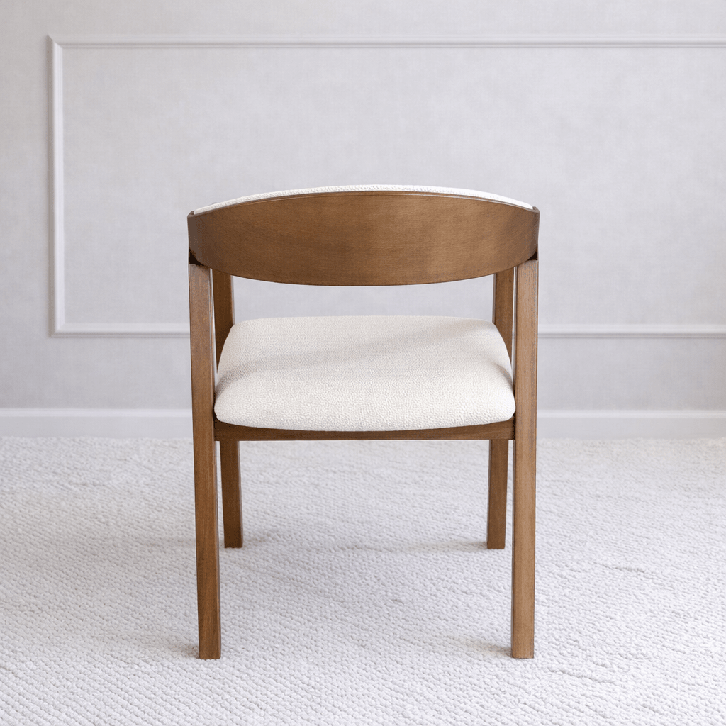 Mira Wood Armchair White - Urban Lifestyle